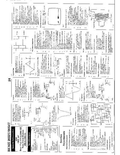 Bush 2052T Bush color tv
2052T, 2054T
Schematics